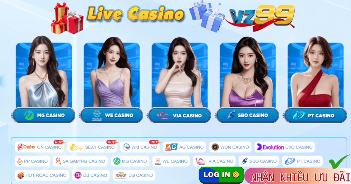 Truy cập vào nhà cái VZ99 để chơi và nhận ưu đãi ngập tràn