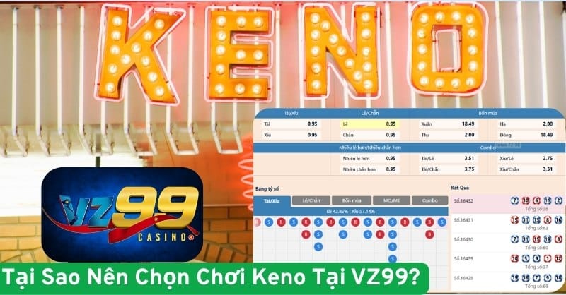 Tại Sao Nên Chọn Chơi Keno Tại VZ99